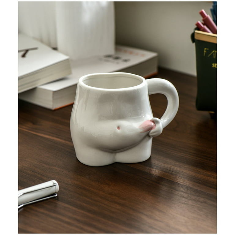 US $11.96 35％ Off, Cute Girl Ceramic Cup 450ml Porcelain Coffee Mug with  Straw Women Home Milk Tea Juice Cups Birthday Gift