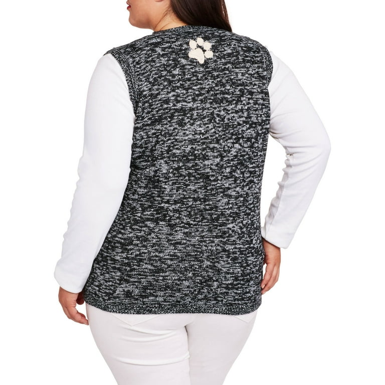 Cat christmas cheap sweater vest