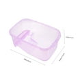 thumbnail image 3 of EXHUMKY 2Pcs Turtle Aquarium with Platform Assorted Color Plastic for Easy Turtle Observation, 3 of 5