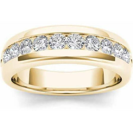 Imperial 7/8 Carat T.W. Diamond Men's 14kt Yellow Gold Wedding Band