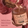 thumbnail image 4 of SheaMoisture Define & Shine Styling Gel + Flaxseed Coconut & Hibiscus, 15 oz, 4 of 10