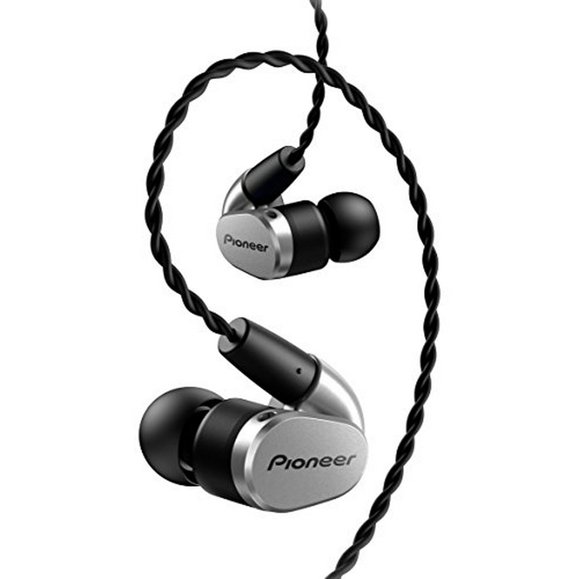 Pioneer Hi Res In Ear Ergonomic Tangle Resistant Headphones Silver Se Ch5t S Walmart Canada