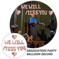 thumbnail image 2 of 1 Set Graduation Party Balloons Decors We Will Miss You Alphabet Balloon Decors, 2 of 4