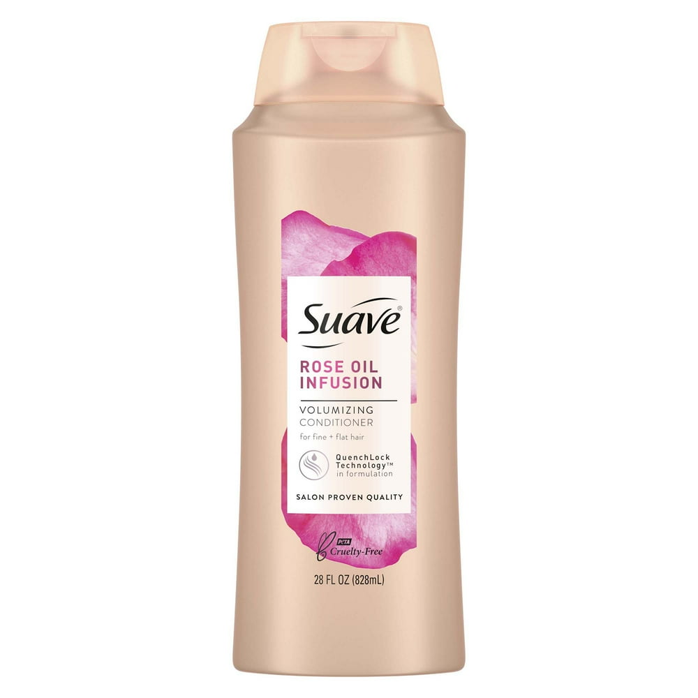 Suave Professionals Rose Oil Infusion Conditioner Volumizing Conditioner For Fine To Flat Hair 2364