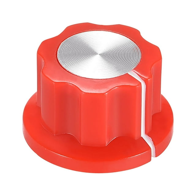 Perilla de control de volumen rotativa Uxcell de 6.4 mm de diámetro para pedales de efecto