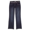 No Boundaries - Juniors Riveting Belted Stretch Jean
