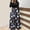 Black#04, variant on Dresses for Women Halloween Printed Long Sleeve Fall Dress Casual Round Neck Slim Fits A-Line Flowy Patchwork Maxi Dress