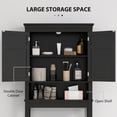 thumbnail image 4 of HOMCOM Over the Toilet Storage Cabinet, 3-Tier Washing Machine Cabinet, 4 of 10