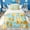 Cyan, variant on Erosebridal Kids Birthday Capybara Twin Comforter Sets, Galaxy Star Sky Bedding Set, 2 Pieces