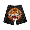 thumbnail image 5 of successthop Beach Shorts for Men Big Mens Animals Print Drawstring Knee Length Pant Elastic Waist Shorts with Pockets, 5 of 9