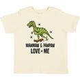 thumbnail image 3 of Inktastic Mawmaw and Pawpaw Love Me Grandson Dinosaur Boys Toddler T-Shirt, 3 of 5