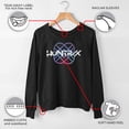 thumbnail image 3 of Juniors KPop Demon Hunters Huntrix Holographic Logo Sweatshirt, 3 of 8