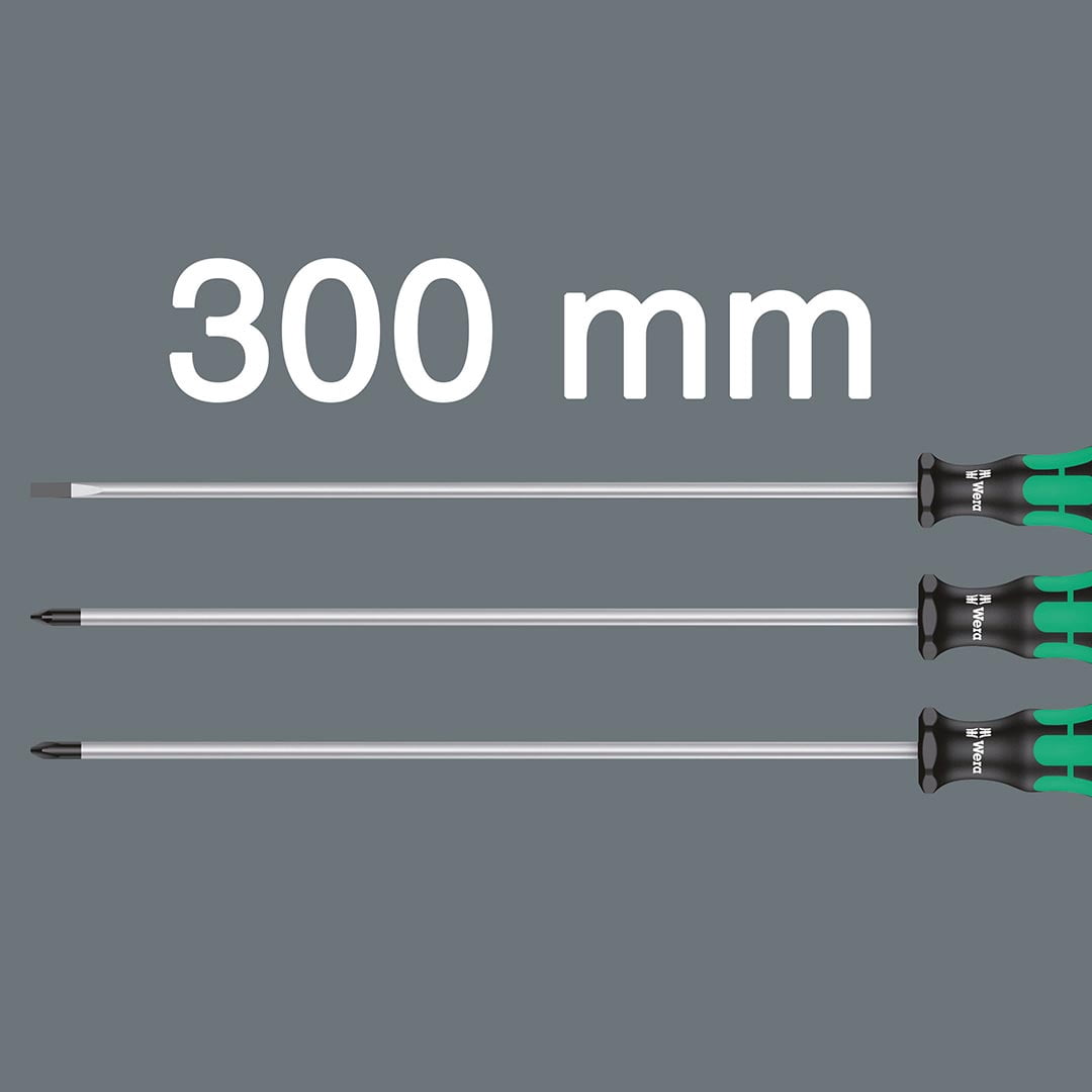 Wera 347735 Kraftform Plus 300mm Screwdriver Set, 3 Pieces