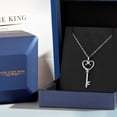 thumbnail image 5 of Gem Stone King 925 Sterling Silver Black Onyx Pendant Necklace for Women | 0.48 Cttw | Gemstone December Birthstone | Round 5MM | With 18 inch Silver Chain, 5 of 6
