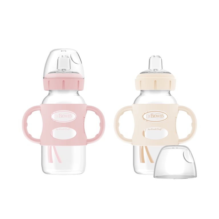 Milestones Wide-Neck Sippy Bottle, 9oz, 2 Pack photo 1