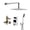 Chrome, variant on sumerain Rain Shower System Brushed Nickel Shower Faucets Sets Complete with Pressure Balance Shower Valve, 8 Inches Stainless Steel Shower Head With Handheld Spray