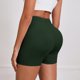 thumbnail image 3 of Pantalones Elásticos de Cintura para Mujeres Color Sólido Pantalones Cortos de Yoga de Cintura Alta Pantalones Delgados de Verano Casual, 3 of 6
