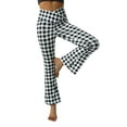 thumbnail image 3 of Gzhioc Women's Casual Bootleg Yoga Pants V Crossover High Waisted Flare Workout Pants Leggings, 3 of 10
