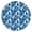 Blue Camouflage Bigfoot, variant on Black Bigfoot Pattern Round Fitted Tablecloth with Elastic Edge,Dining Table Cover Waterproof,Outdoor Round Tablecloth for Camping,Dining,Indoor and Outdoor