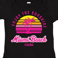 thumbnail image 4 of Inktastic Summer Enjoy the Sunshine Miami Beach Florida in Pink Boys or Girls Baby Bodysuit, 4 of 5