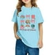 thumbnail image 1 of Xihbxyly Bonita Camiseta con Estampado "100 Días de Colegio", Tejido Suave y Transpirable, Manga Corta Abullonada, Versátil para Combinar, Ideal para Viajes, Fiestas Escolares y Varias Tallas., 1 of 6