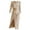 Beige, variant on Boho Dresses for Women 2024 Women's High End Satin Dress With Elegant Temperament Bridesmaid Attire Autumn And Winter Split Ends Pastel Dress for Women (Beige,M)