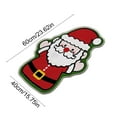 thumbnail image 3 of Uutvery Christmas Carpet Bathroom Rugs,Snowman Bath Rug Non Slip Soft Bathroom Mat,Santa and Christmas Tree Shaped Door Mat,Bathtub Rug Bathroom Tub Kitchen Rug Decoration,16x24 inches, 3 of 6