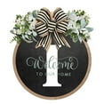 thumbnail image 5 of Last Name Year Round Front Door Wreath Decorative Hanging Plaques In Front Of The Door, 5 of 7