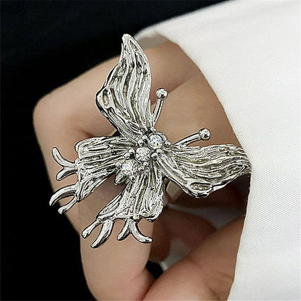 Fiudx Regalo de Joyería, Elegante Aleación Colegiada, Broche Artesanal Brillante, Dijes de Pulsera con Forma de Corazón Romántico, Accesorio de Moda para Bodas, Diseño de 26 Mm.