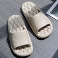 thumbnail image 5 of Men's Comfortable Slide Slippers With Sole For Home Bathroom And Leisure Use, 5 of 6