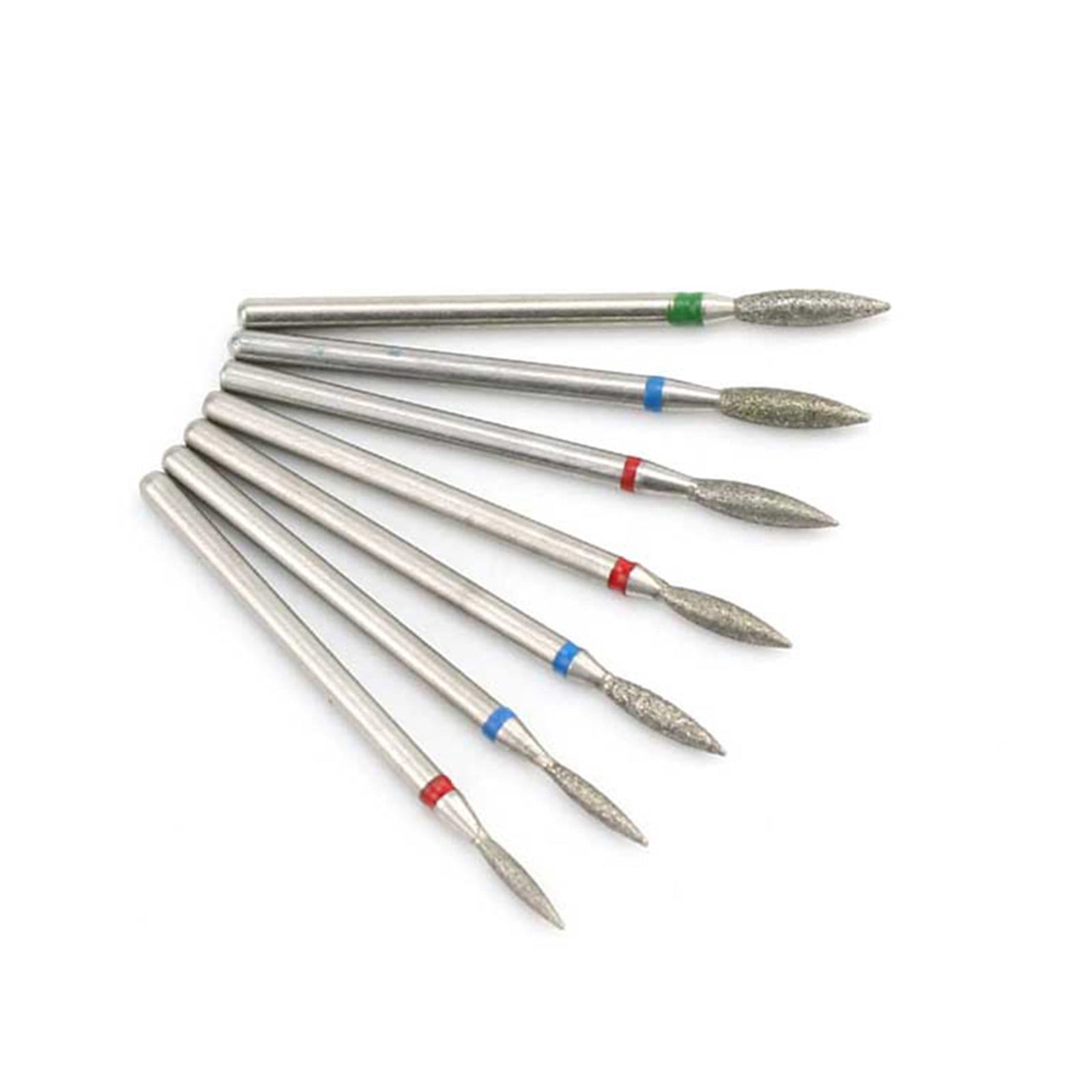 Walmeck Nail Drill Bits Set Pedicure & Manicure Drill Bits Kit 7pcs