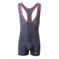 thumbnail image 3 of Nrmvnmi Men's Wrestling Singlets Sleeveless Athletic Supporters Wrestling Uniform Sports Bodysuit Jumpsuits for Fun Gray-M, 3 of 8