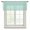 Green, variant on Linen Mint Green Sheer Curtains Valances for Windows Modern Minimalist Pure Solid Color Chiffon Kitchen Valances for Cafe, Rod Pocket Voile Window Treatments Curtains for Living Room Bedroom, 42"x18"