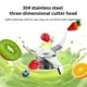 thumbnail image 3 of Exprimidor Eléctrico 400Ml Multifuncional 6 Cuchillas De Acero Inoxidable 1500Mah Usb Recargable 21W Motor Potente Agitador De Frutas Mezclador Eigraketly HA026777-03, 3 of 6