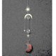 thumbnail image 2 of Natural Crystal Moon Wind Chime Pendant Decorative Geometric Lighting Pendant Chain Crystal Pendant, Crystal Ornament, 2 of 4