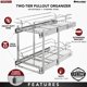 thumbnail image 3 of Estante Extraíble para Gabinete de Cocina Rev-A-Shelf 30x56 cm Cromo, 3 of 7