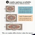 thumbnail image 3 of Farmhouse Kitchen Rugs Set 3 Piece, Boho Kitchen Mats for Floor, Non-Slip Kitchen Rug Waterproof Mats for Kitchen, Runner Rugs for Hallway Laundry Holiday Sink Decor, 3 of 12