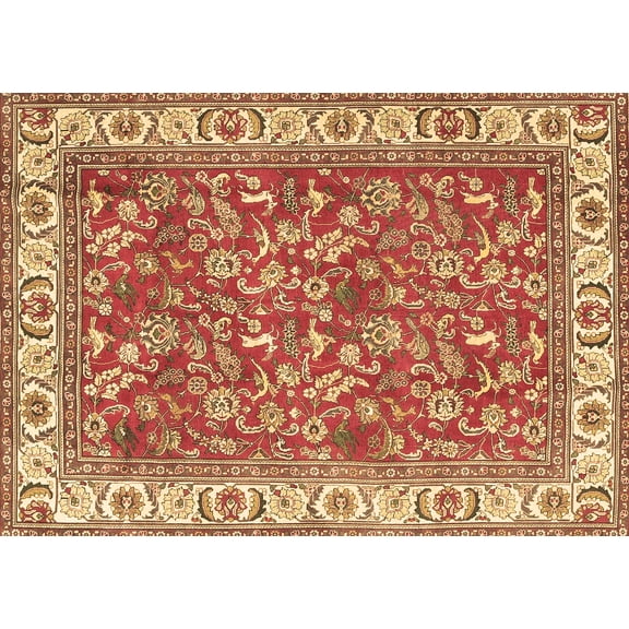 Ahgly Company Indoor Rectangle Persian Brown Traditional Area Rugs, 3' x 5'
