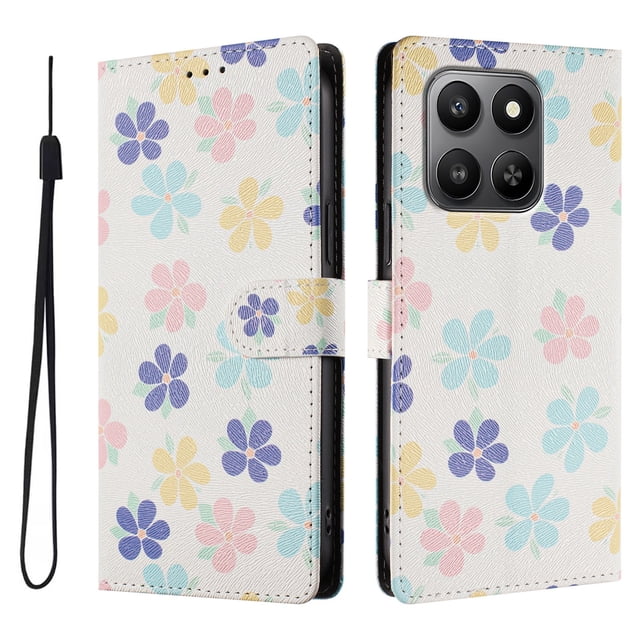 FOXDOCK Funda Tipo Cartera para Honor 400 Smart con Soporte y Correa – Diseño de Patrones Lindos