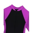 thumbnail image 5 of Rswnyirn Kids Girls Full Cover Wetsuit Sun Protection Rash Guard Swimsuit Rose 11-12, 5 of 7