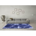 thumbnail image 3 of Ahgly Company Indoor Square Abstract Blue Modern Area Rugs, 8' Square, 3 of 4