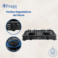 thumbnail image 4 of FRAGA Parrilla de Mesa, FRAGA P800, 2 Quemadores, Porcelanizada, Encendido Manual, Gas L.P., Hecho en México., 4 of 4