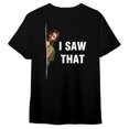 thumbnail image 3 of FLAGWIX Funny Gifts For Men - I Saw That, God, Christian Funny Religious Gifts Shirt - Mens Crewneck Shirt, 3 of 6