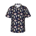 thumbnail image 1 of Balery Sharks In Sunglasses Camisas hawaianas de manga corta para hombre, camisas playeras de corte holgado, camisas de vacaciones con botones,XX-Large, 1 of 7