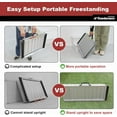 thumbnail image 6 of Ruedamann 3FT Portable Wheelchair Ramp, Non-Slip Aluminum Folding Handicap Ramp for Doorways, Wheel Chair Threshold Ramp for Home Steps, Stairs, Wheelchair, Scooters, Pets, Entry, 6 of 9