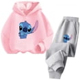 thumbnail image 5 of Sudadera con capucha con estampado de Stitch Trucksuit Harajuku para niños de 3 a 14 años, moda urbana de otoño, jersey para niños y niñas, deportes al aire libre, 5 of 5