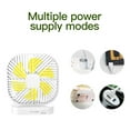 thumbnail image 4 of Magnetic USB Desk Fan, Dual Power USB Battery Powered Fan, 3 Speed Timing Adjustable Portable Fan for Home Office Outdoor Travel, 4 of 8