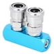 thumbnail image 5 of Conector rápido para compresor de aire, accesorios neumáticos, conexión a presión de aleación de aluminio, 5 of 11