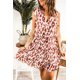 thumbnail image 3 of ABPHQTO Minivestido sin mangas con volantes y estampado de leopardo para mujer, 3 of 5