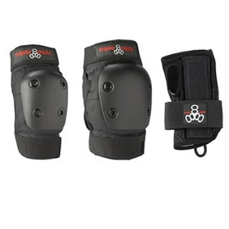 Triple Eight Jr Derby Youth Wrist/Elbow/Knee Pad Protective 3-Pack